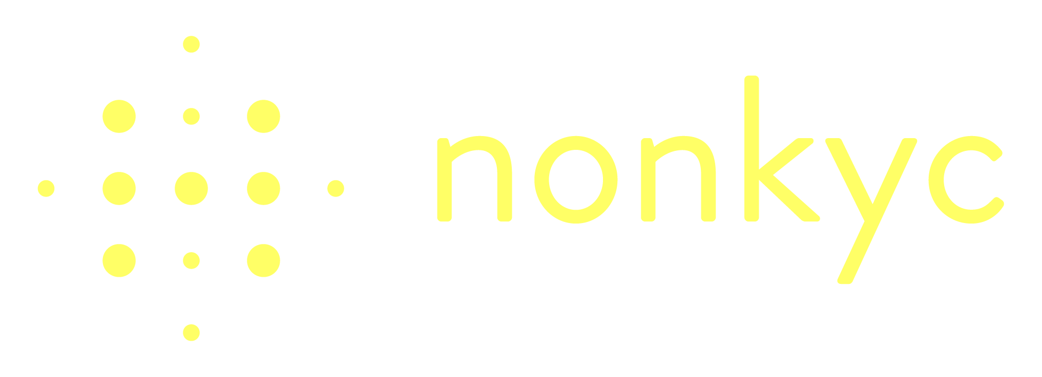 NonKYC name logo yellow